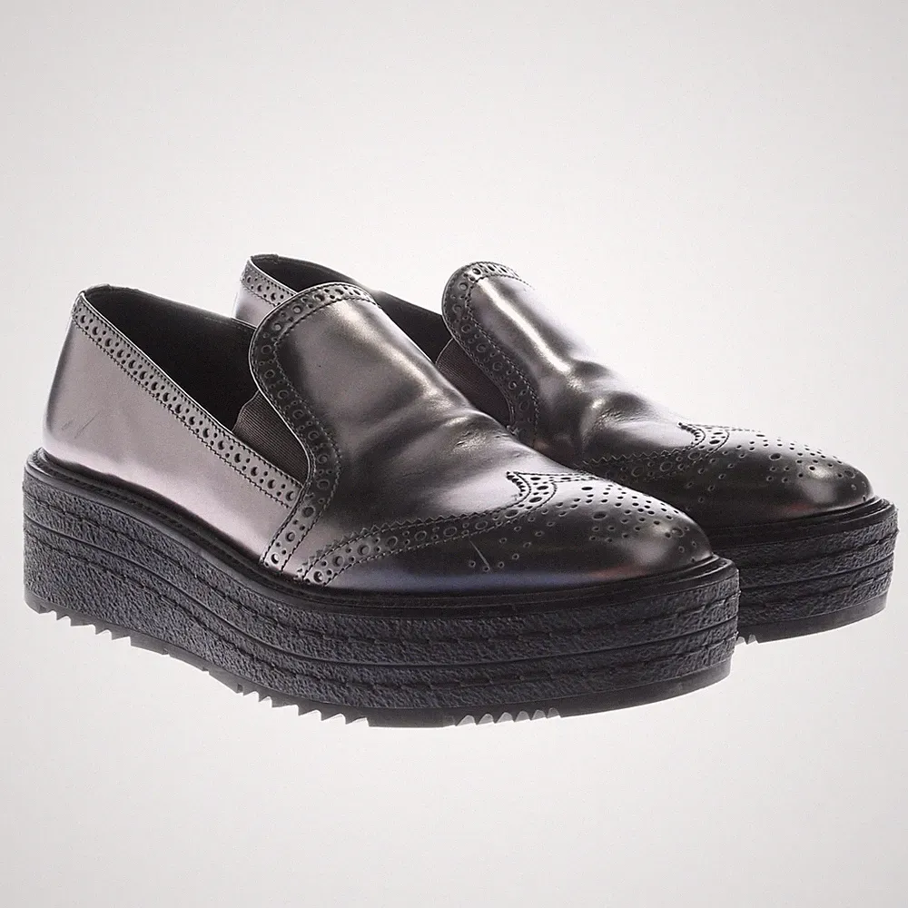 Loafers Prada Metallic 36 EUR