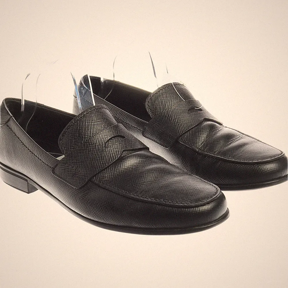 Loafers Prada Schwarz 42,5 EUR UK 8,5