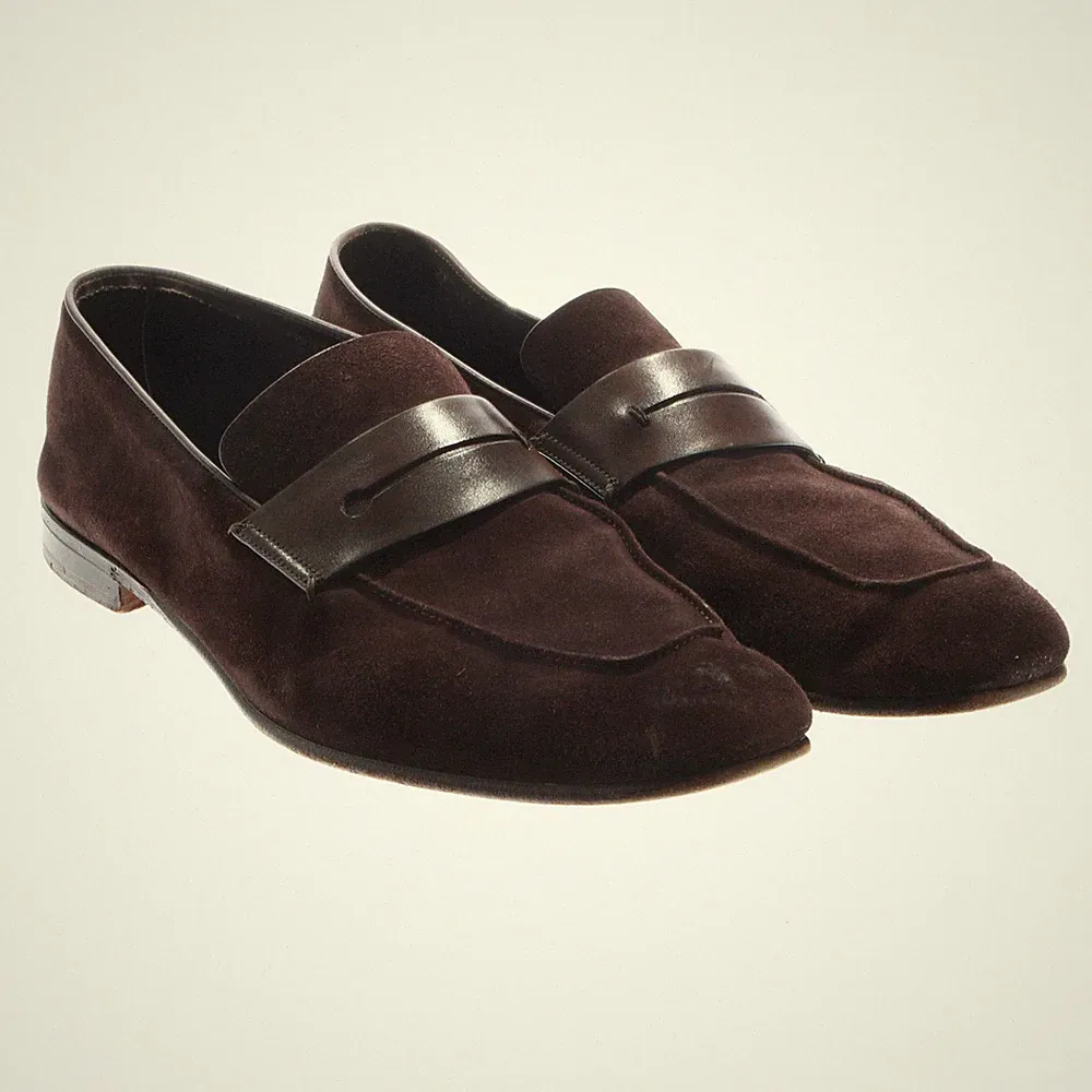 Loafers Zegna Braun 44,5 EUR UK 10,5