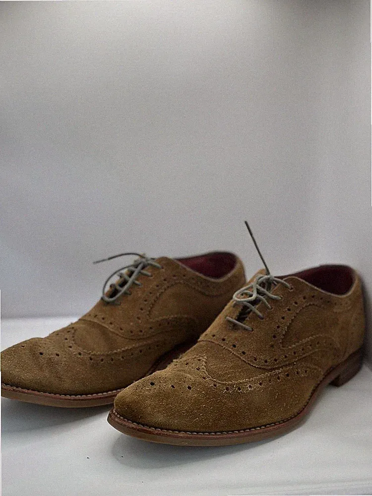 Loake Kerridge TG Wildleder Halbschuhe Claridge/F UK 8 mandelförmige Spitze -...