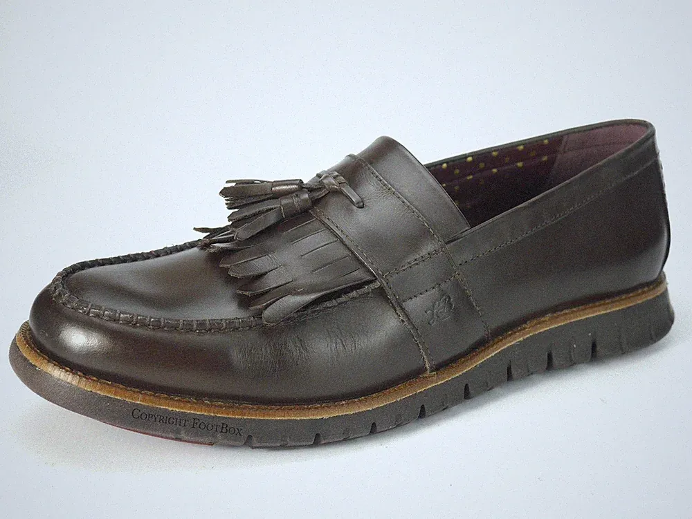London Brogues Gatz Herren Leder Halbschuhe leicht flexibel