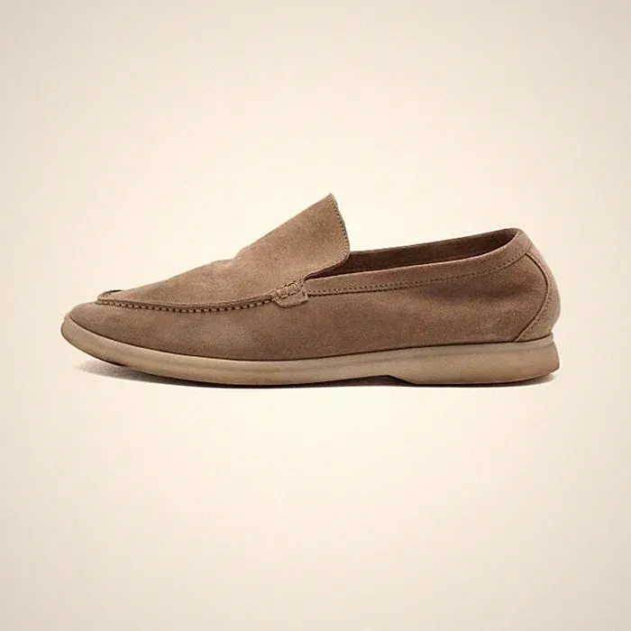 Loro Piana Braun Wildleder Sommerwander Herren Halbschuhe AA66034 158511440 [U]