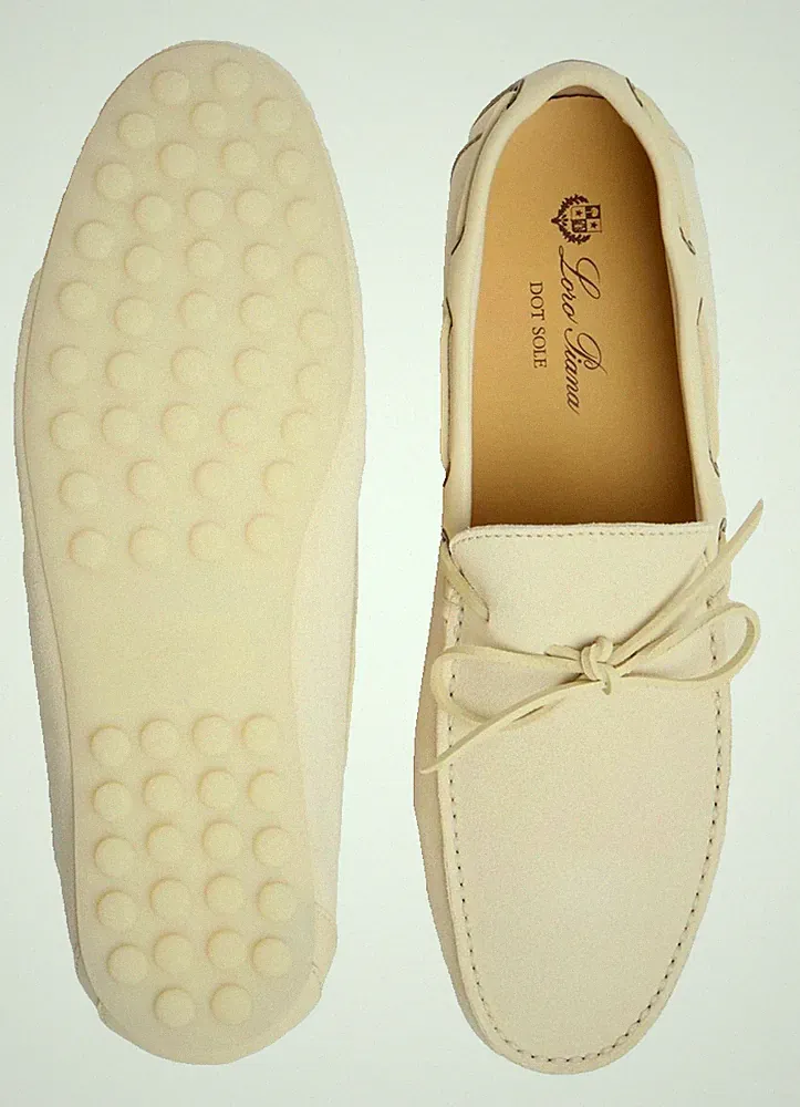 Loro Piana LP Dots Roadster Dot Sole Walk Mocassin Loafers Schuhe Sneakers 45