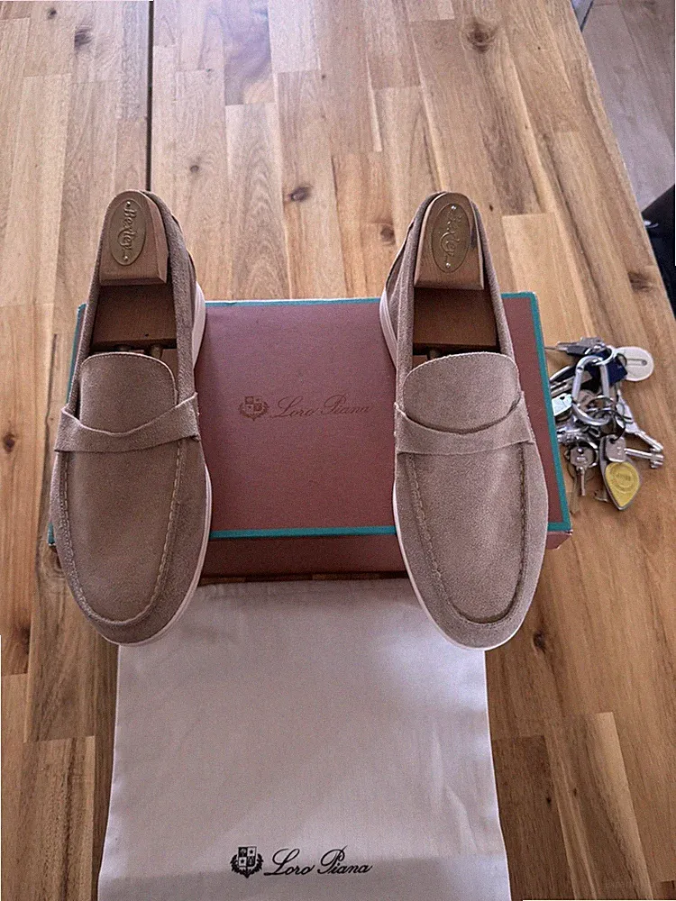 Loro Piana Summer Walk - Herren Halbschuhe - Größe 42