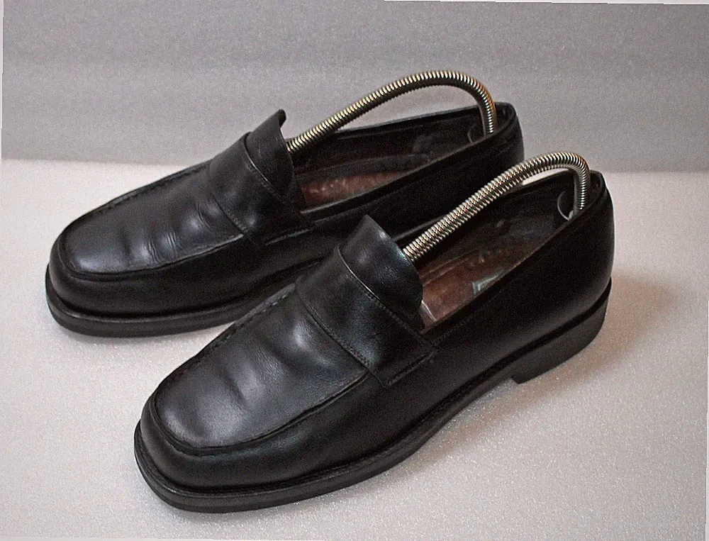 LOTTCONCEPT sehr hochwertige Mokassins Loafers Schwarz Gr. 44