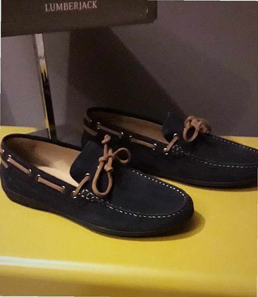 Lumberjack Leman Halbschuhe Navy Nabukblau - Größe 39