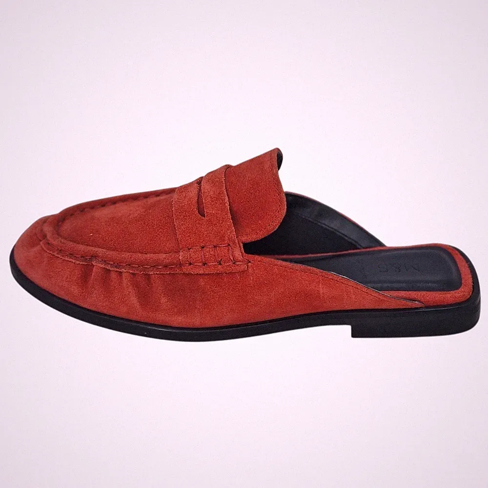 M&S Collection Klassische Wildleder-Loafer Freizeit-Pantoletten für Damen