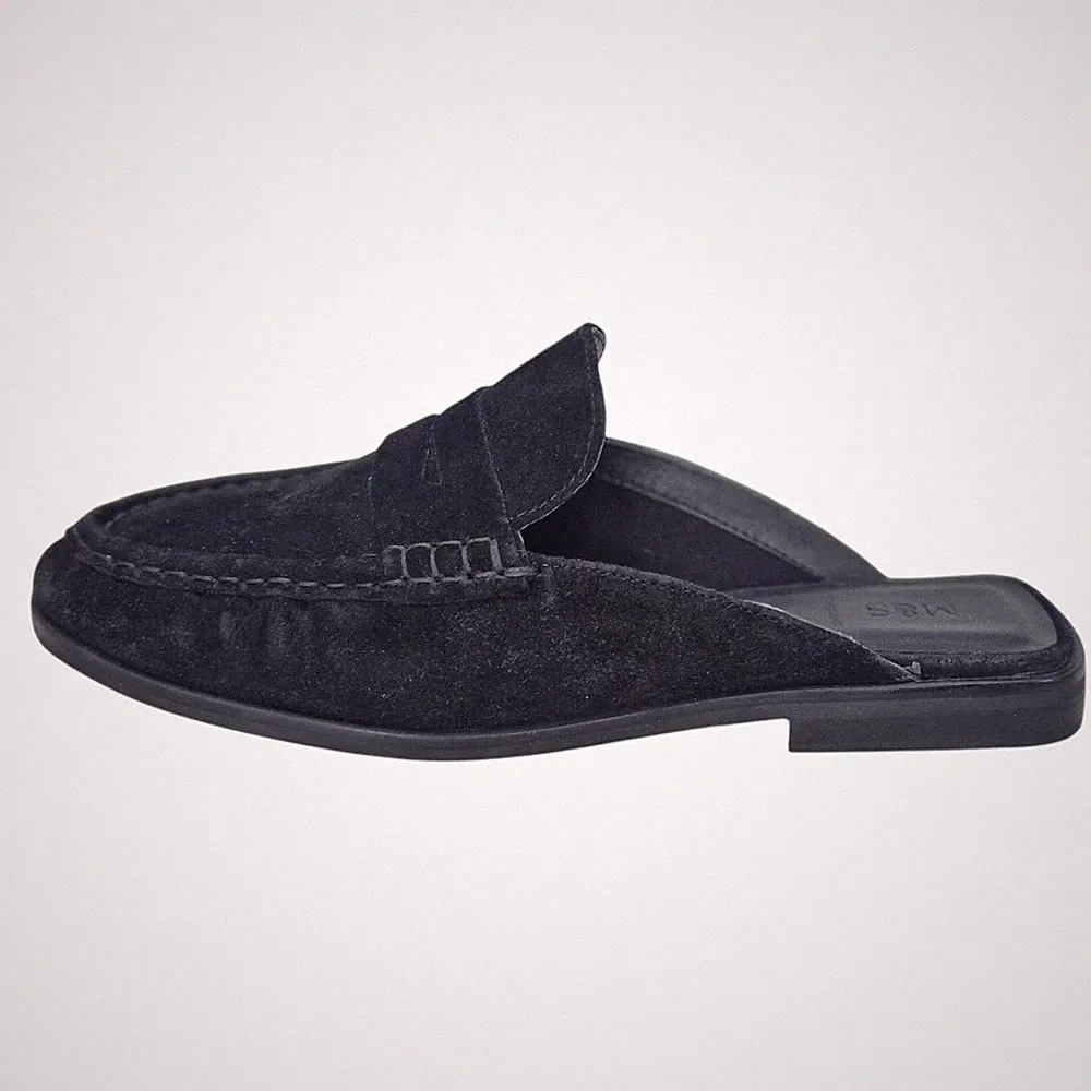 M&S Collection Klassische Wildleder-Loafer Freizeit-Pantoletten für Damen UVP 49,50 £