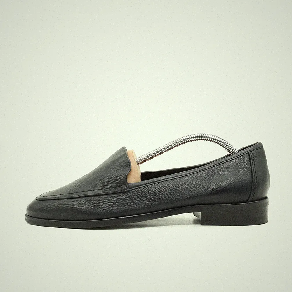 M&S Damen insolia loafer schwarz leder niedrig bequem ms klassisch EU 39,5