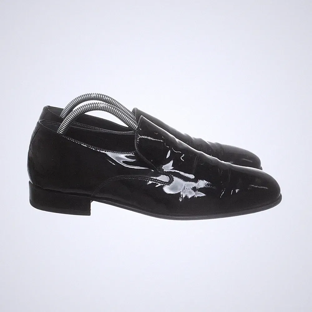 Maestro Eugenio, Loafers, Größe: 40 1/2, Leder, Schwarz, Herren #nNA