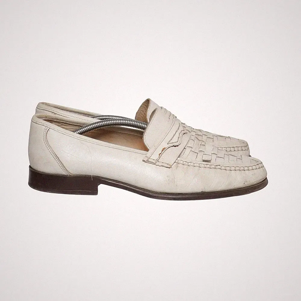 Maestro Eugenio, Loafers, Größe: 42, Leder, Weiß, Herren #ZiC