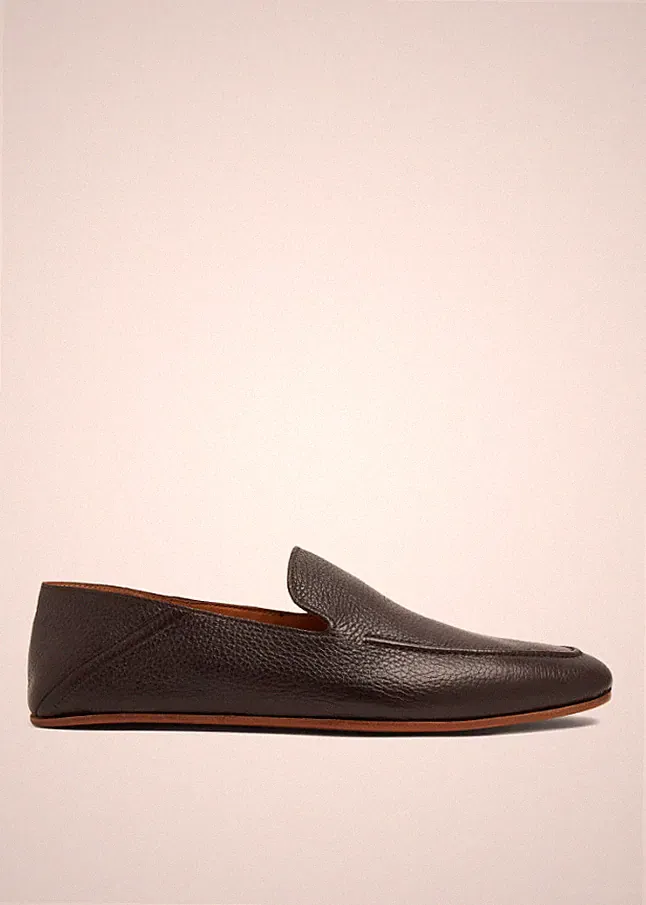 Magnanni Herren Leder Hausschuhe Halbschuhe Braun Größe EU 44 UVP 285£