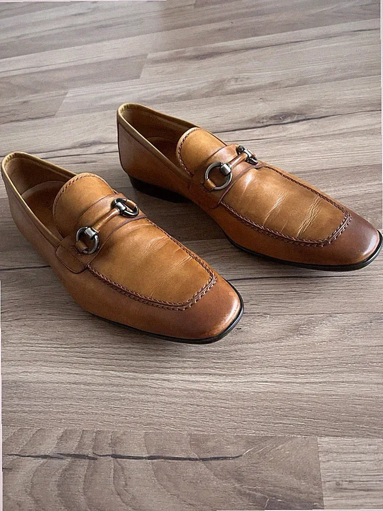 44.5 Leder-Loafer