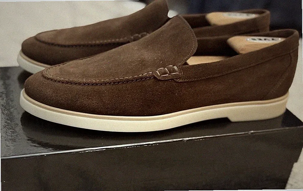 Magnanni Luxus Loafer Wildleder Gr. 44 NEU Summer Walk OVP NP ~350€ Braun