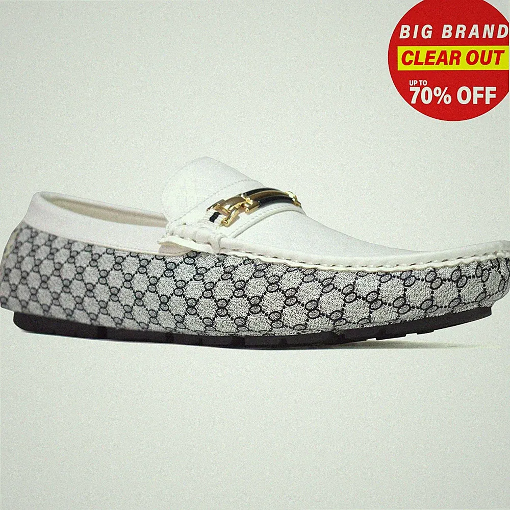 Malin Jungen Junior Designer Kleid Schuhe Slipper Loafer Weiß
