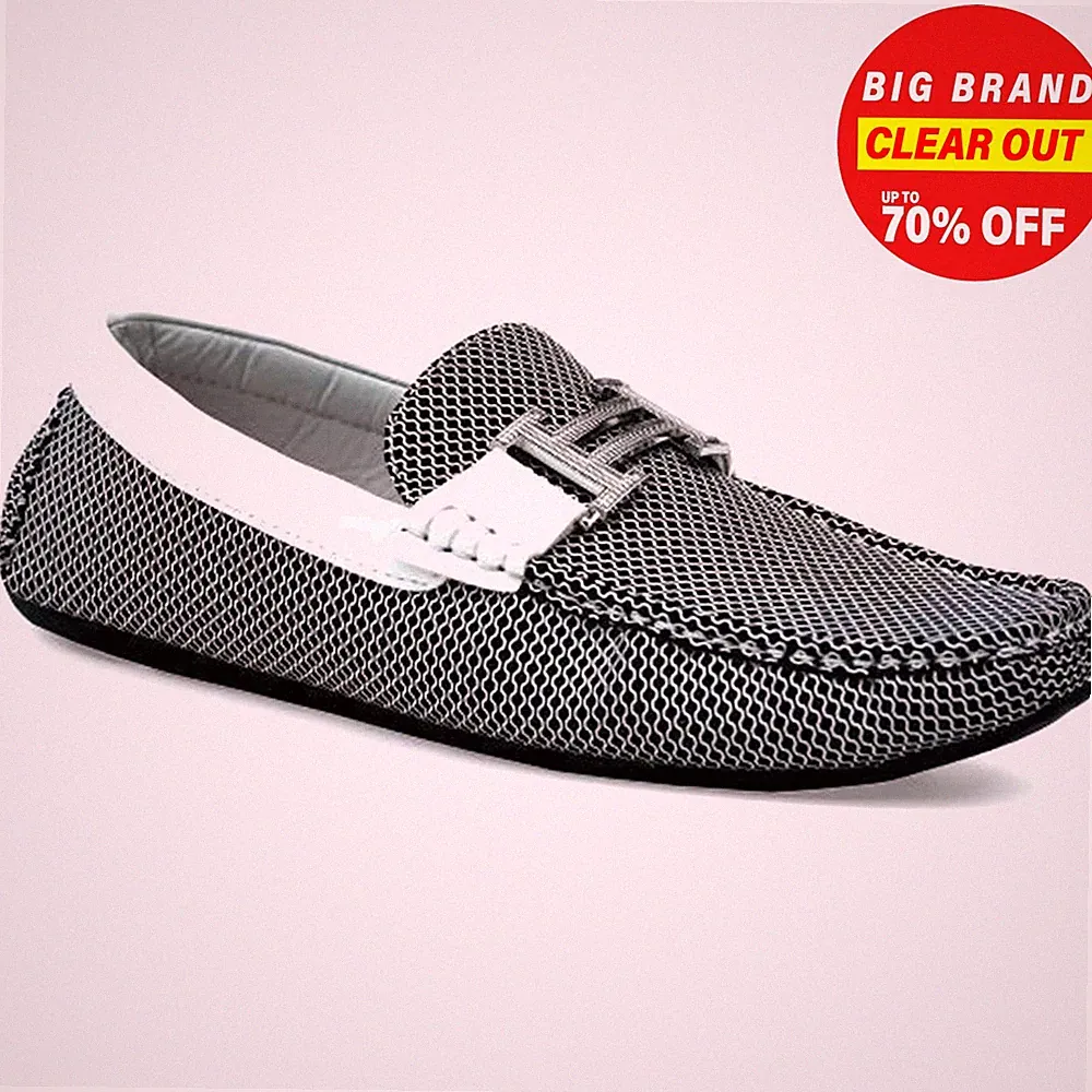 Malin Ric Junior Jungen Elegante Designer Formelle Schuhe Loafer Weiß