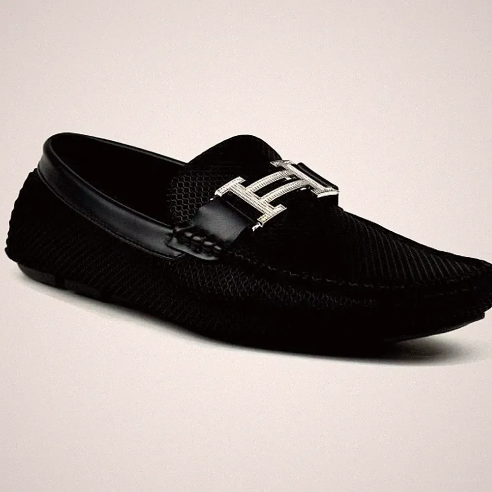 Malin Ric Junior Jungen elegante Mode formelle Designer Schuhe Halbschuhe schwarz