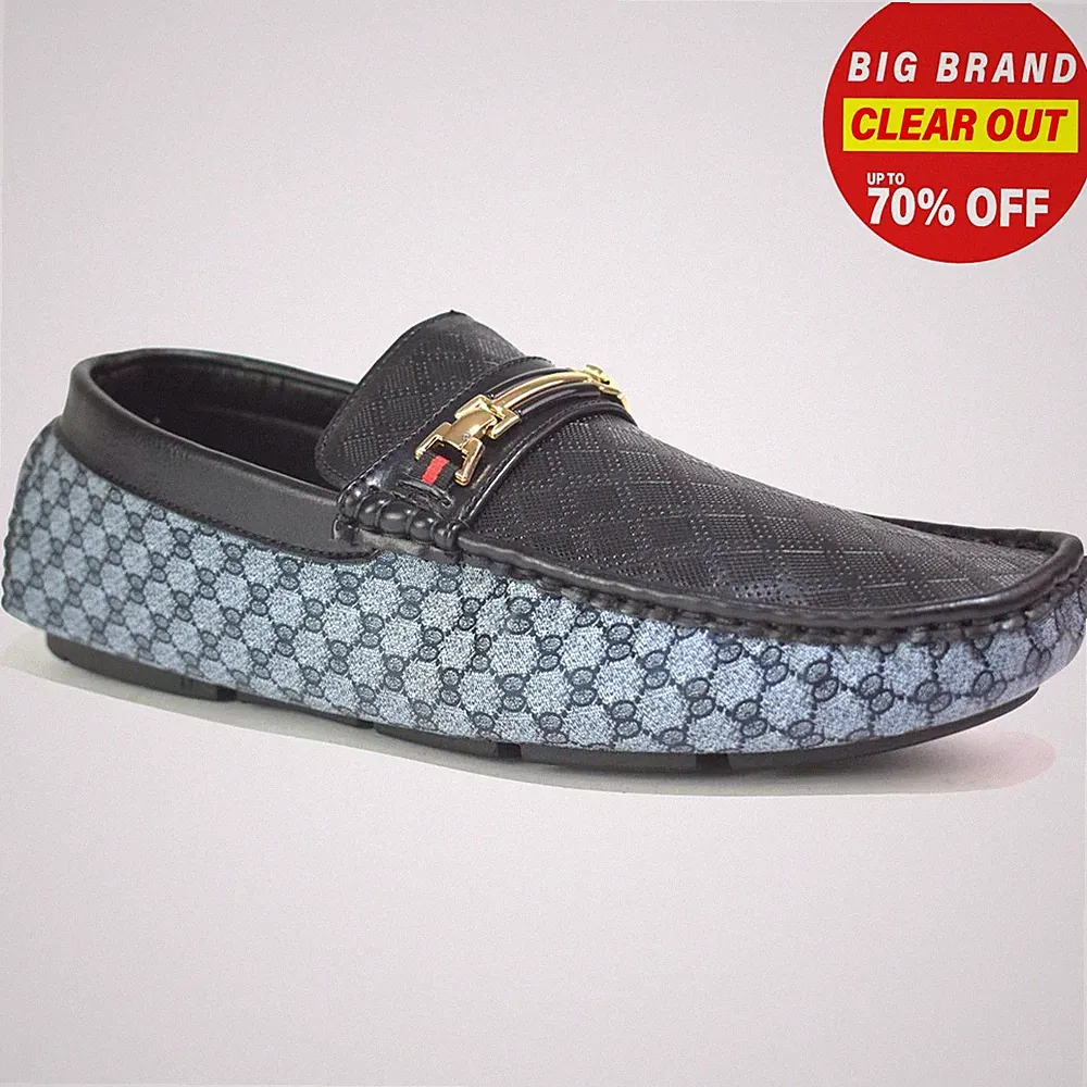 Malin Wick Junior Junge Mode Elegant Formell Designer Slipper Schuhe Halbschuhe Schwarz
