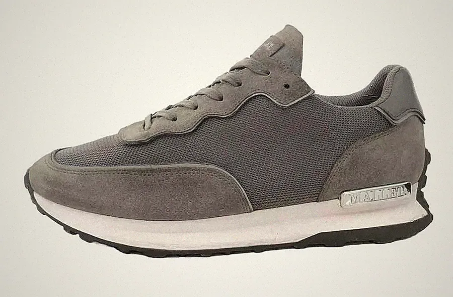 Mallet Popham Schuhe Größe UK 8 Grau für Herren Top Zustand UVP 195£