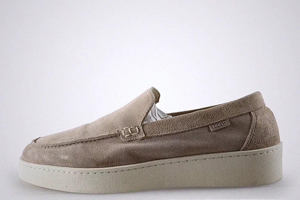 Manfield Herren Loafers in größe EU 41 Beige
