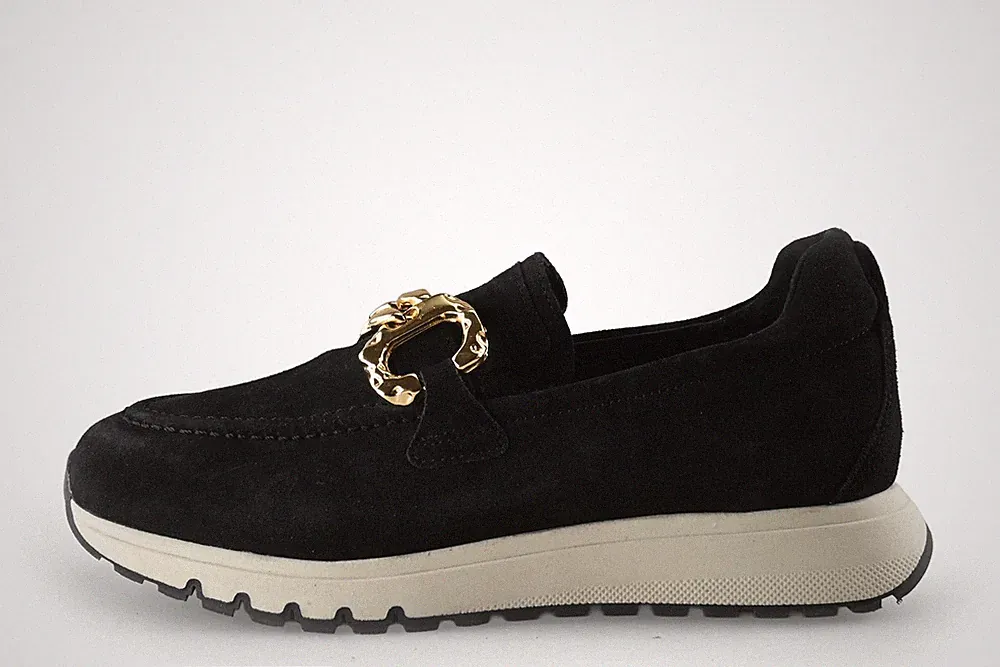 Manfield Jungen Loafers in größe EU 38 Schwarz