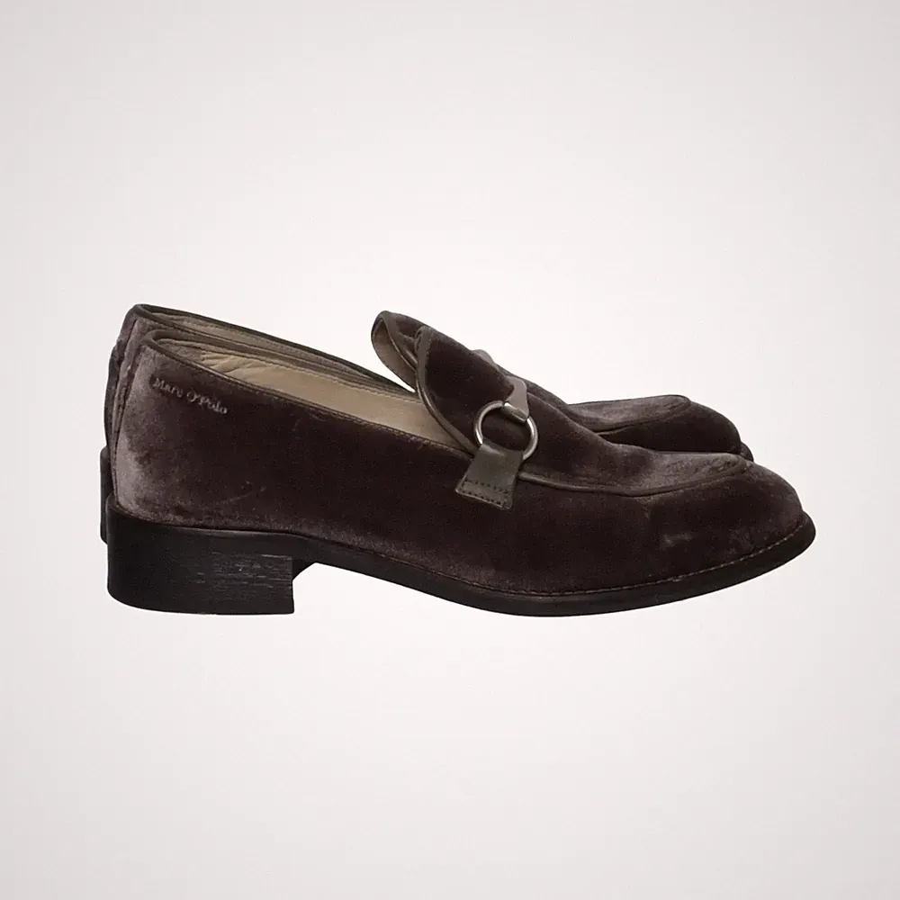 Marc O'Polo, Loafers, Größe: 38, Wildlederimitat/Leder, Grau, Damen #FYk