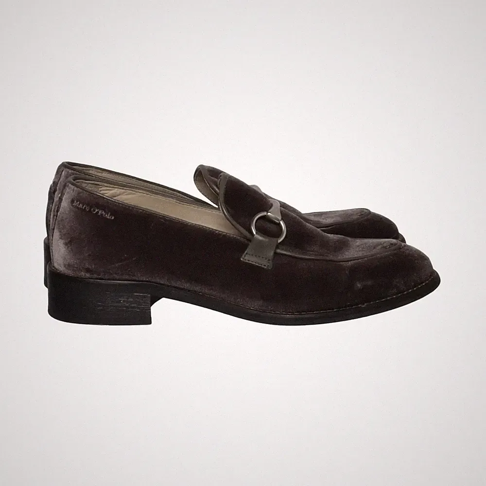Marc O'Polo, Loafers, Größe: 38, Wildlederimitat/Leder, Grau, Damen #FYk