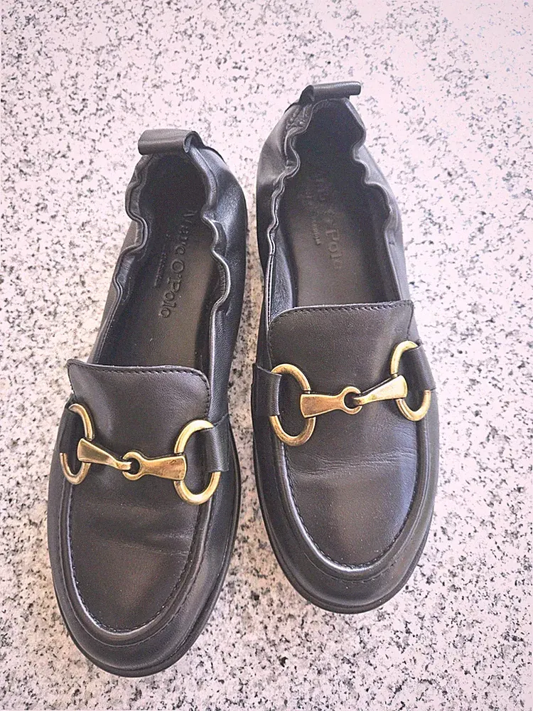 Marc O Polo Schuhe Loafer Alva 37 Schwarz NEU