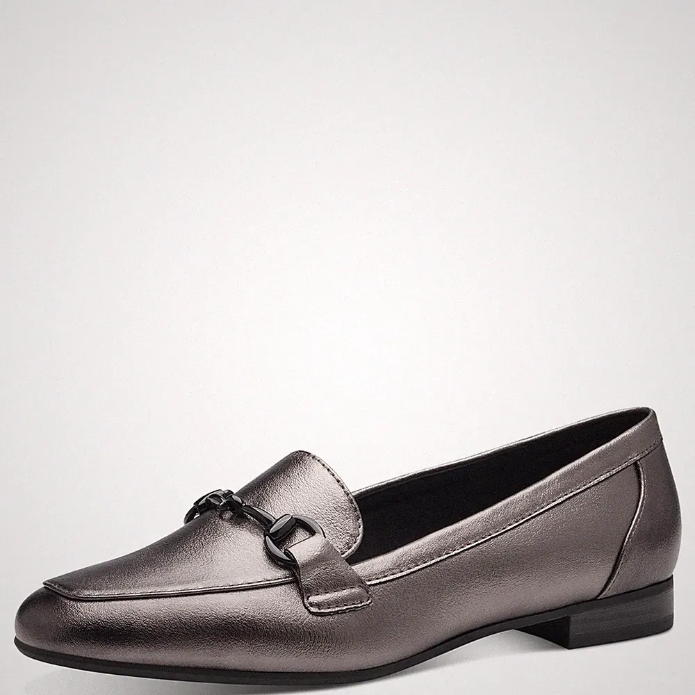 MARCO TOZZI Damen Slipper Loafer elegant Zierspange 2-24213-41