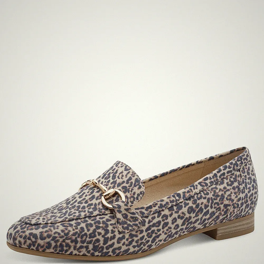 MARCO TOZZI Slipper Blockabsatz, Loafer, Gr. 40 , leodruck