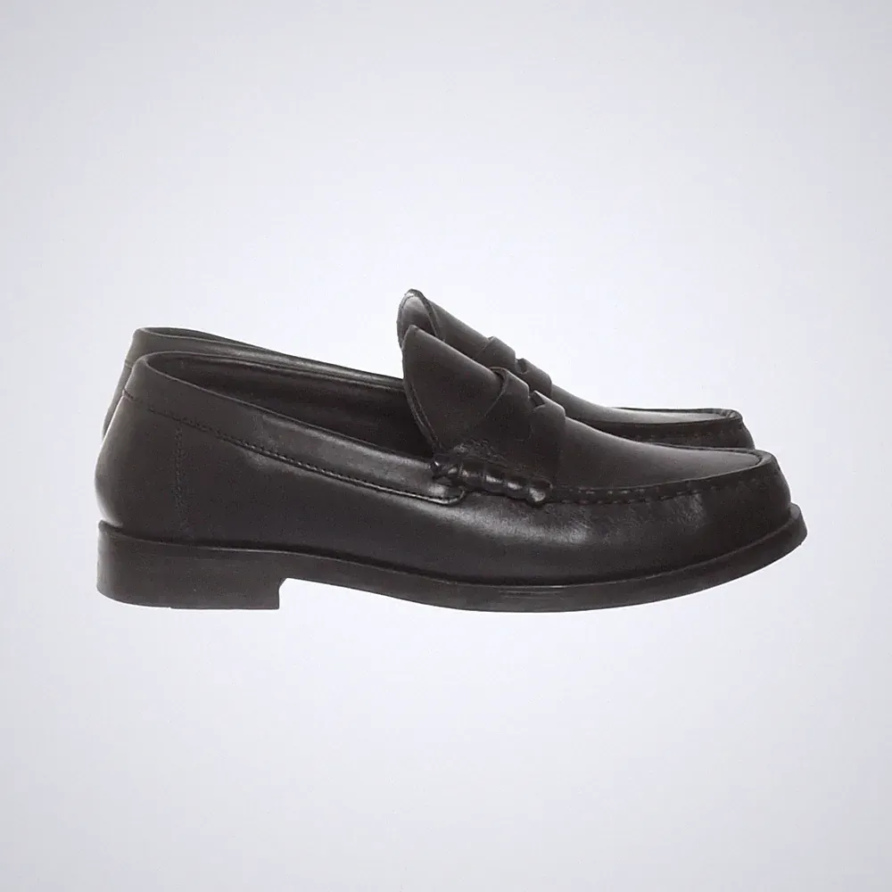 Marks & Spencer, Loafers, Größe: 37 1/2, Leder, Schwarz, Herren #KQb