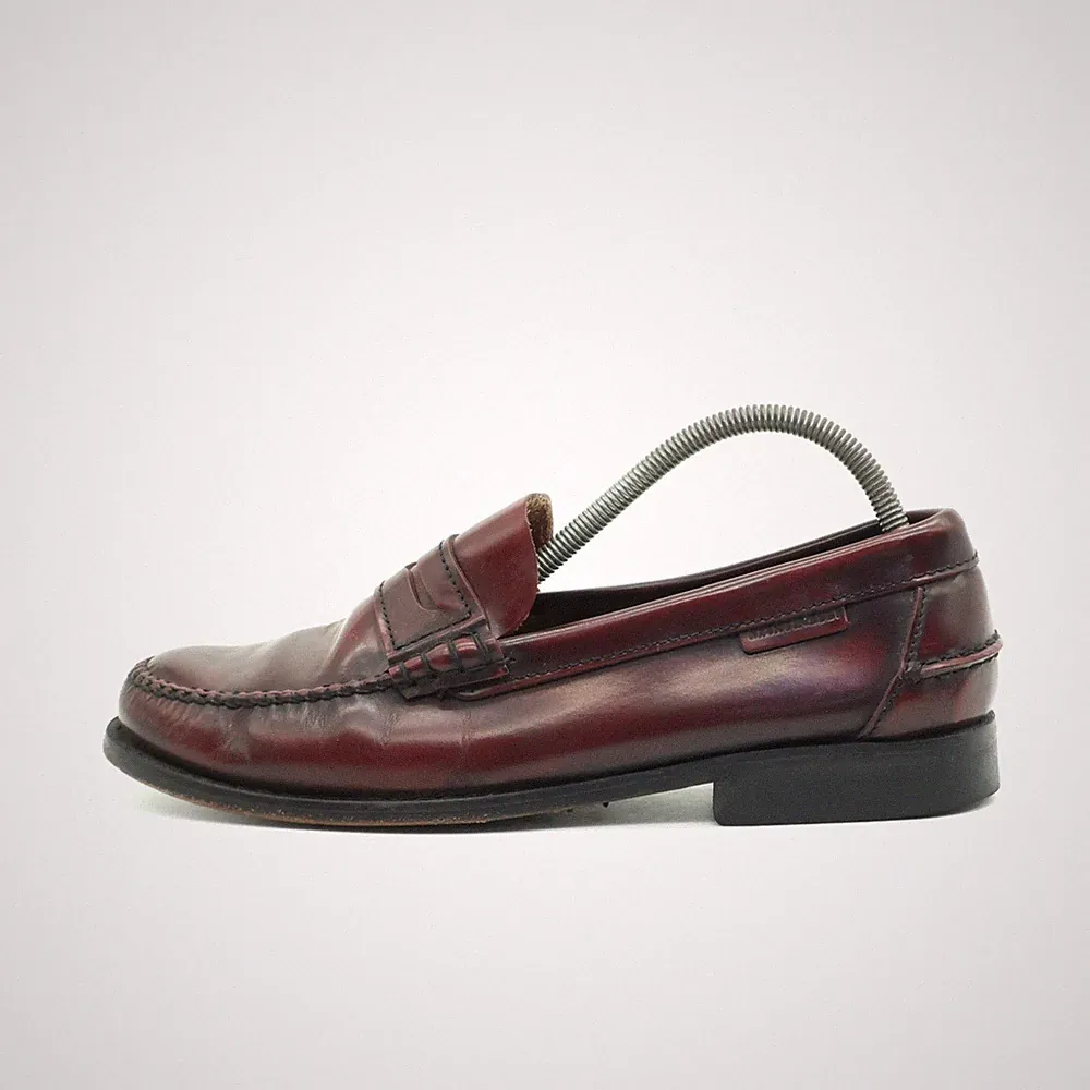 Martinelli Damen 1973 Penny Loafer Bordeaux Leder Low-Top Klassisch EU 39