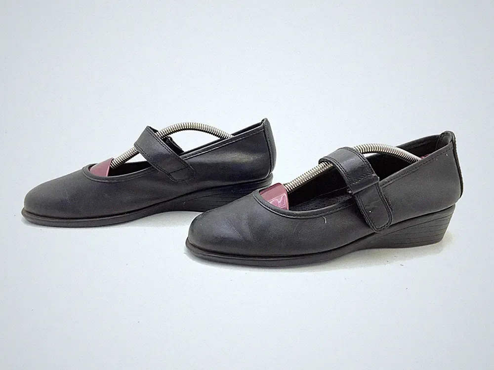 Medicus Damen Halbschuhe Slipper Loafers Comfort Schwarz Gr. 38,5 (UK 5,5)