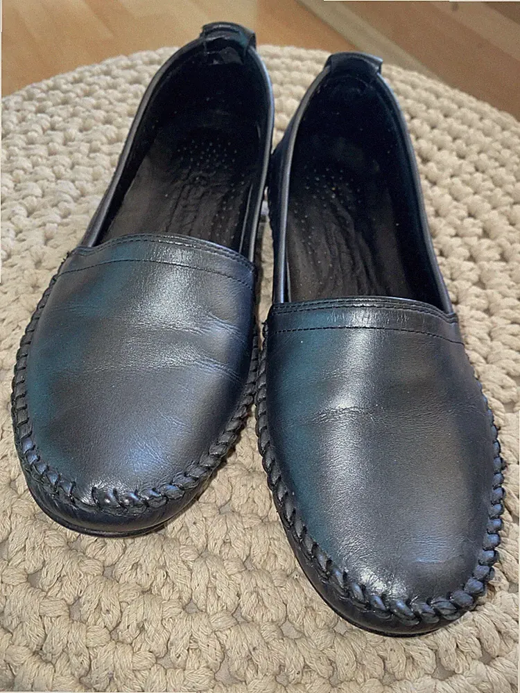 Mega bequeme Süße Mokassins Barfuß Schuhe 38 / 5 Gemini butterweiches Echt Leder