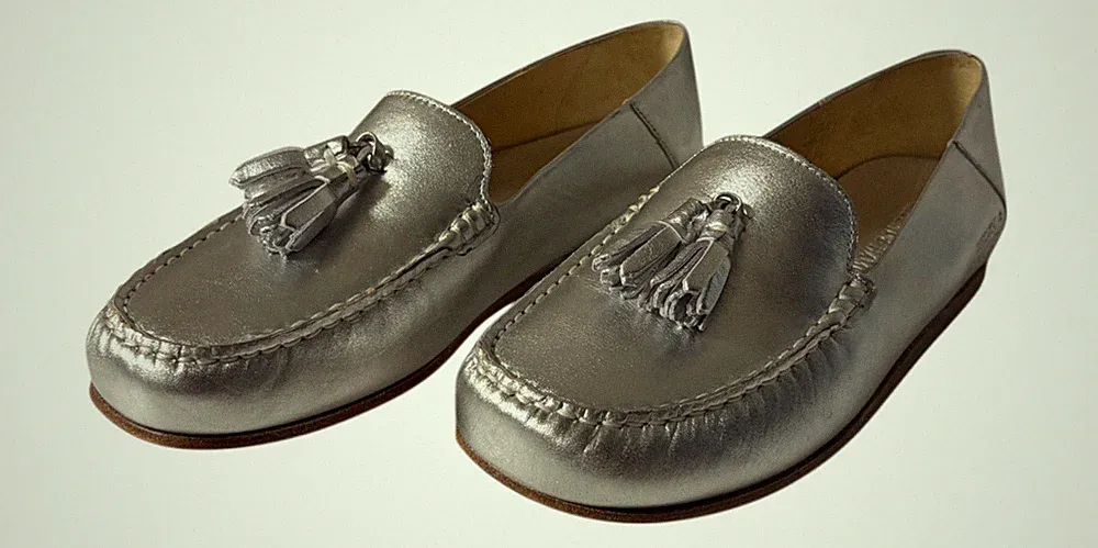 Melvin & Hamilton - Damen Loafer Silber | Gr. 36 | Neu