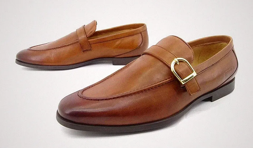 Melvin & Hamilton Dawson 1 Slipper Mokassin Business Loafer Herren Schuhe Gr.43