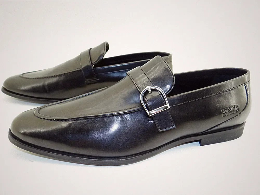 Melvin & Hamilton Dawson 1 Slipper Mokassin Business Loafer Herren Schuhe Gr.44
