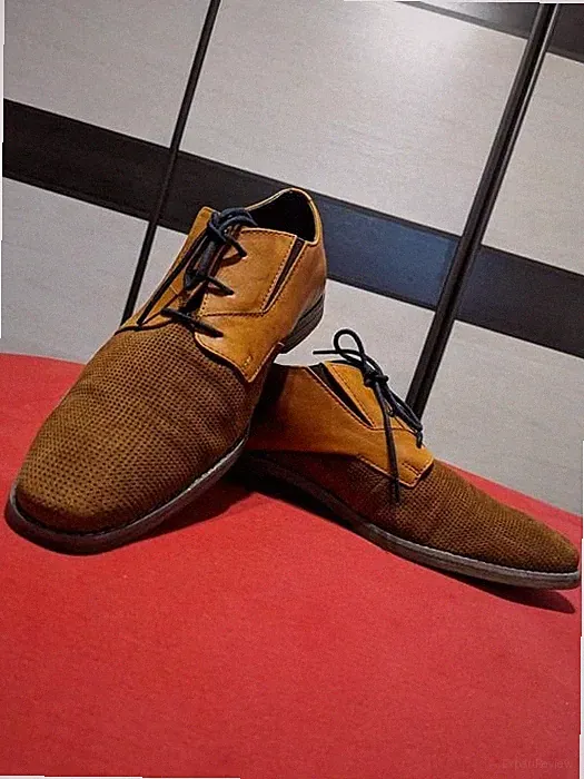 Men Bugatti Loafers Brown Leather 46