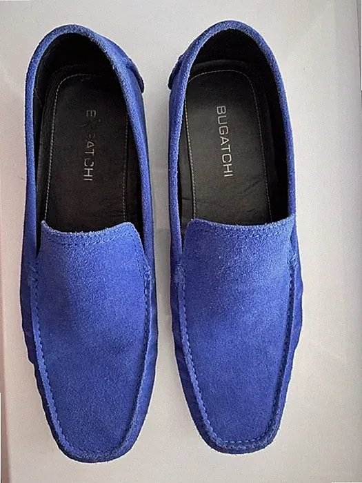 Men Bugatti Loafers Navy 46
