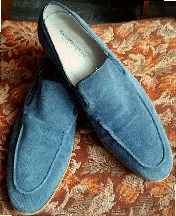 Men Carlo Pazolini Loafers Navy Suede 44