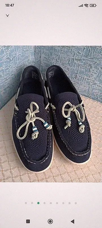 Men G.H. Bass & Co. Loafers Navy Textile 41