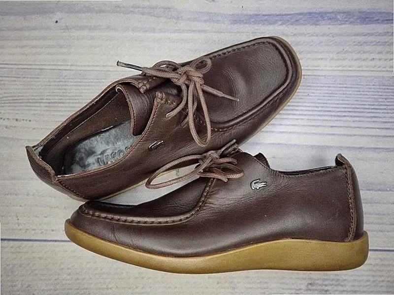 Men Lacoste Loafers Brown 41