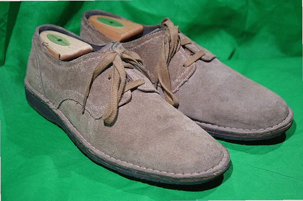 Men's John Varvatos USA Casual Lace Up Oxfords Shoes Size 9 Brown Suede