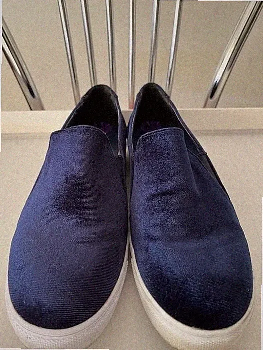 Men Steve Madden Loafers Navy Suede 42
