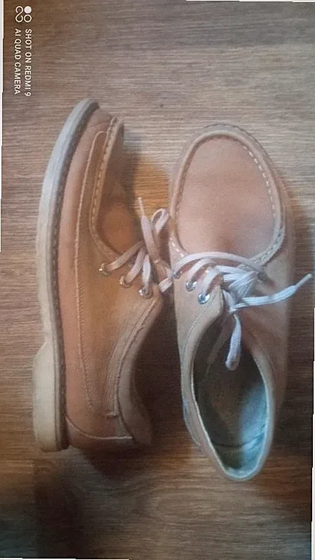 Men Timberland Loafers Beige Leather 43