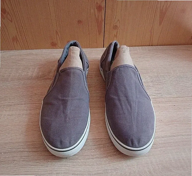 Men Timberland Loafers Grey Textile 42