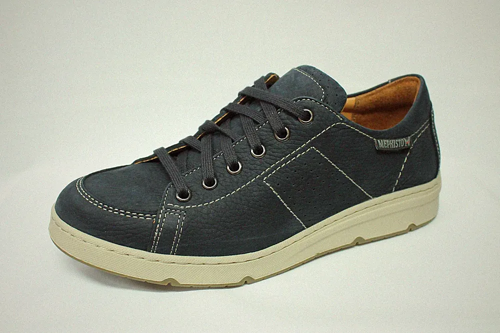 Mephisto Jerome Schuhe Nubuck blau RABATT