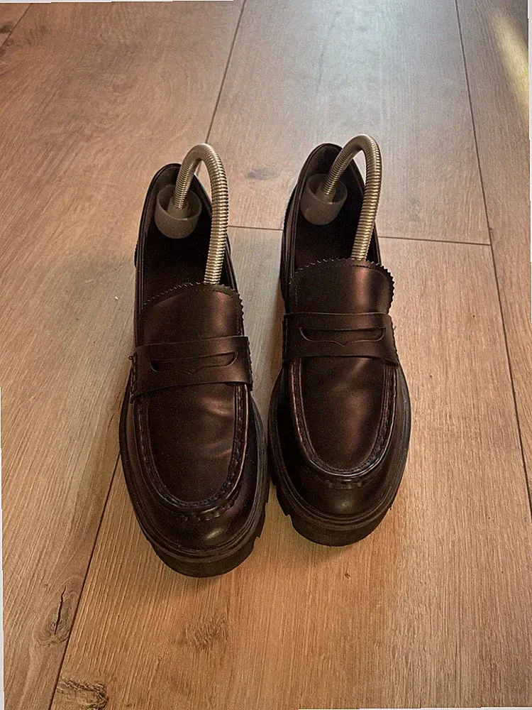 Michael Kors Schuhe Slipper Ballerina Holland Lug Loafer Haircalf Gr.38 Neu