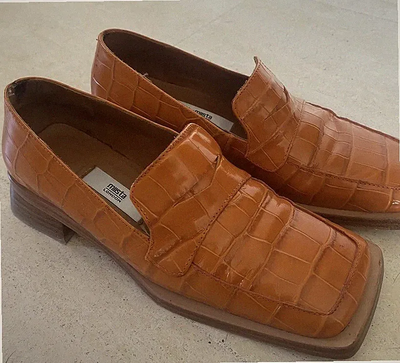 MIISTA HALBSCHUHE "CRIMSOM" ORANGE GR.35