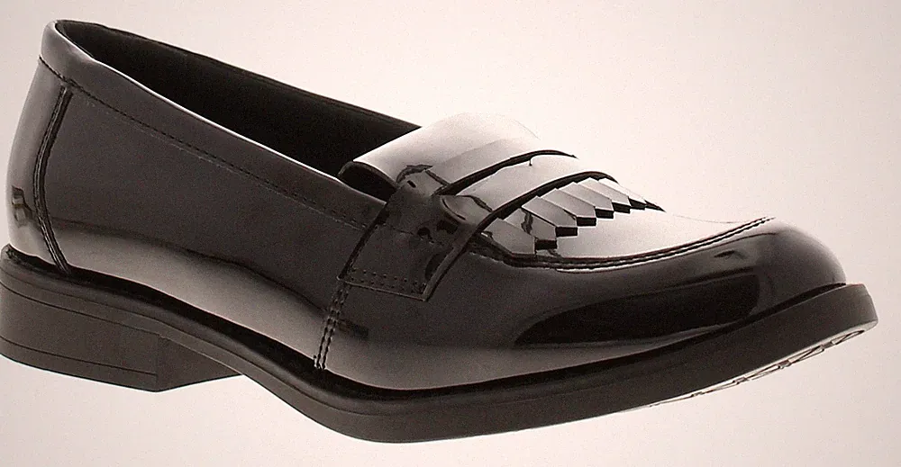 Miss Riot Martha Junior Schulschuhe Loafer Flach Multifarben UK 1-5, UK 13 Kids